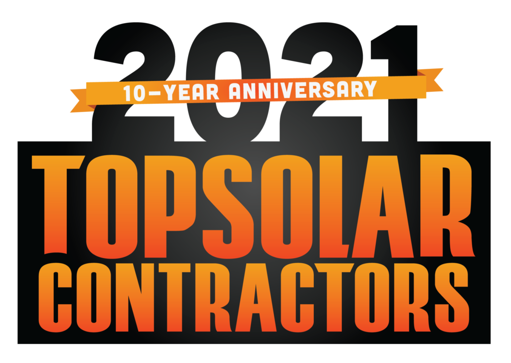 2021 Top Solar Contractors award